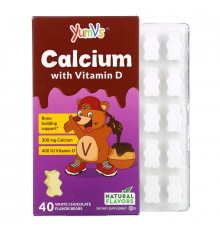 Yum-V's Calcium Plus D White Chocolate Flavor 40 Bears