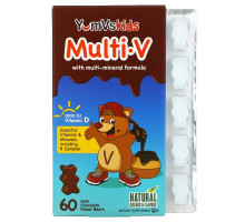 Yum-V's Multi·V + Multi-Mineral Formula Milk Chocolate Flavor 60 Bears
