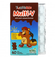 Yum-V's Multi·V + Multi-Mineral Formula Milk Chocolate Flavor 60 Bears