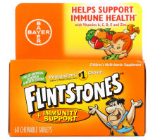 Flintstones, Детская мультивитаминная добавка, фруктовые ароматы, 60 жевательных таблеток с приятным вкусом