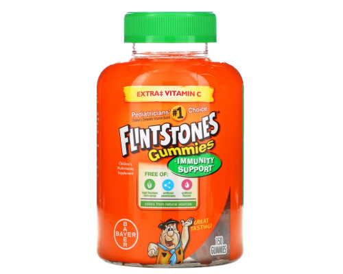 Flintstones, Жевательные конфеты, мультивитамин для детей, 150 конфет Flintstones, Жевательные конфеты, мультивитамин для детей, 150 конфет