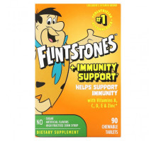 Детское здоровье Flintstones, Мультивитамины для детей, плюс поддержка иммунитета, 90 жевательных таблеток