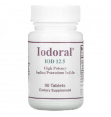 Optimox Corporation, Iodoral, Iodine/Potassium Iodide, 90 Tablets