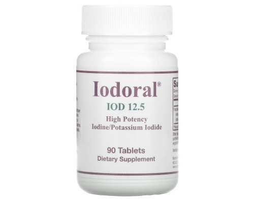 Optimox Corporation, Iodoral, Iodine/Potassium Iodide, 90 Tablets Optimox Corporation, Iodoral, Iodine/Potassium Iodide, 90 Tablets