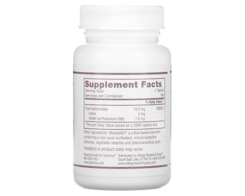 Optimox Corporation, Iodoral, 180 Tablets Optimox Corporation, Iodoral, 180 Tablets