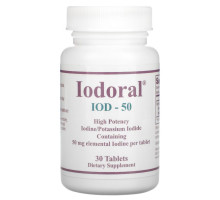 Optimox Corporation, Iodoral, IOD-50, 50 mg, 30 Tablets