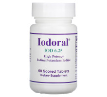 Optimox Corporation, Iodoral, IOD, 6.25 mg, 90 Scored Tablets