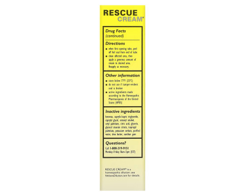 Bach, Original Flower Remedies, Rescue Cream, 1 oz (30 g) Bach, Original Flower Remedies, Rescue Cream, 1 oz (30 g)