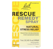 Bach, Original Flower Remedies, Rescue Remedy, Natural Stress Relief Spray, 0.245 fl oz (7 ml)