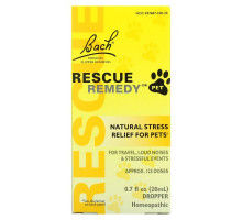 Bach, Original Flower Remedies, Rescue Remedy Pet, Natural Stress Relief, 0.7 fl oz (20 ml)