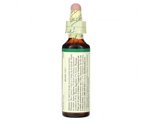 Растительные экстракты и настойки Bach, Original Flower Remedies, золототысячник, 20 мл (0,7 жидк. Унции) Растительные экстракты и настойки Bach, Original Flower Remedies, золототысячник, 20 мл (0,7 жидк. Унции)