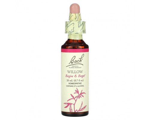 Растительные экстракты и настойки Bach, Original Flower Remedies, ива, 20 мл (0,7 жидк. Унции) Растительные экстракты и настойки Bach, Original Flower Remedies, ива, 20 мл (0,7 жидк. Унции)