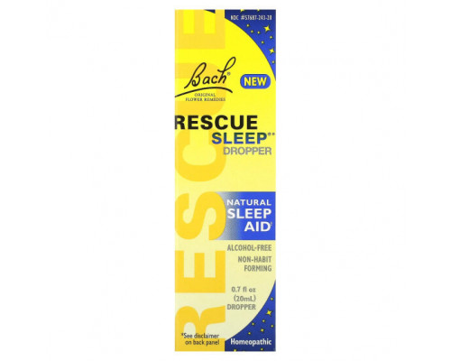 Для здорового сна Original Flower Remedies, Rescue Sleep Dropper, Natural Sleep Aid, 0.7 fl oz (20 ml) Для здорового сна Original Flower Remedies, Rescue Sleep Dropper, Natural Sleep Aid, 0.7 fl oz (20 ml)