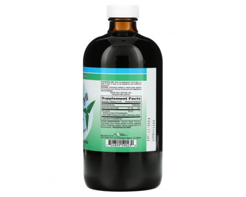 Хлорофилл World Organic, Жидкий хлорофилл, натуральная мята, 50 мг, 16 жидких унций (474 мл) Хлорофилл World Organic, Жидкий хлорофилл, натуральная мята, 50 мг, 16 жидких унций (474 мл)