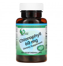 World Organic Хлорофилл 60 мг 100 капсул
