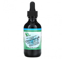 Хлорофилл World Organic, ультраконцентрированная жидкая добавка, хлорофилл, 100 мг, 59 мл (2 жидк. унции)