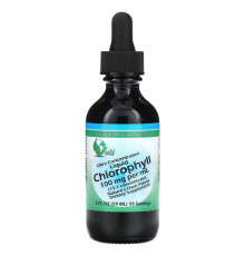 Хлорофилл World Organic, ультраконцентрированная жидкая добавка, хлорофилл, 100 мг, 59 мл (2 жидк. унции)