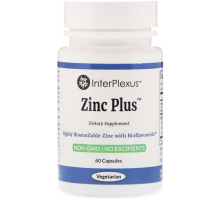InterPlexus Inc., Zinc Plus, 60 Capsules