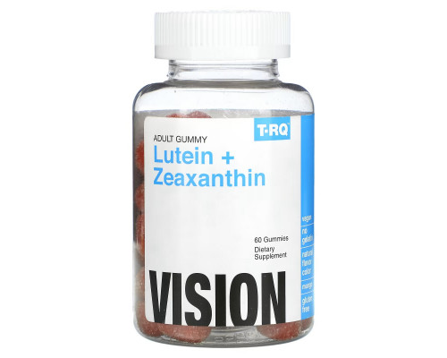 T-RQ, Lutein + Zeaxanthin, Adult Gummy, Mango, 60 Gummies T-RQ, Lutein + Zeaxanthin, Adult Gummy, Mango, 60 Gummies