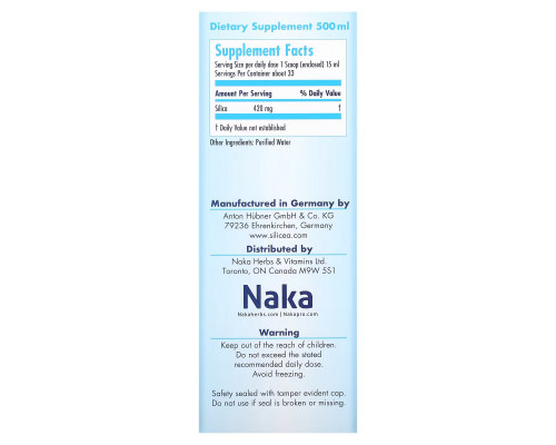 Naka Herbs & Vitamins Ltd Hubner настоящий силикагель 17 жидких унций (500 мл) Naka Herbs & Vitamins Ltd Hubner настоящий силикагель 17 жидких унций (500 мл)