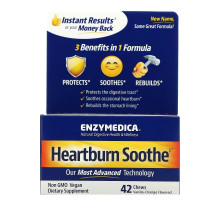 Enzymedica, Heartburn Relief, Vanilla-Orange Flavored, 42 Relief Chews