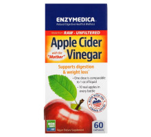 Enzymedica, Яблочный уксус, 60 капсул