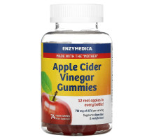 Enzymedica, Apple Cider Vinegar Gummies, 74 Vegan Gummies