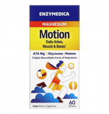 Enzymedica, Magnesium, Motion, 60 Capsules