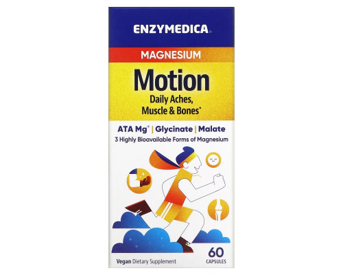 Enzymedica, Magnesium, Motion, 60 Capsules Enzymedica, Magnesium, Motion, 60 Capsules