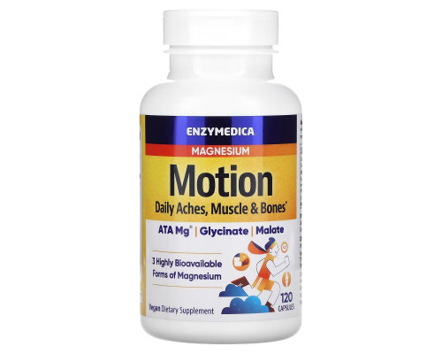 Enzymedica, Magnesium, Motion, 120 Capsules Enzymedica, Magnesium, Motion, 120 Capsules