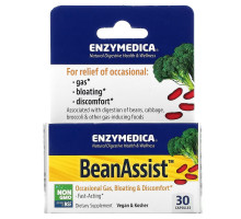 Enzymedica, BeanAssist, 30 капсул