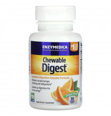 Enzymedica, Chewable Digest, Orange , 30 Chewable Tablets
