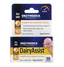 Enzymedica, DairyAssist, 30 капсул