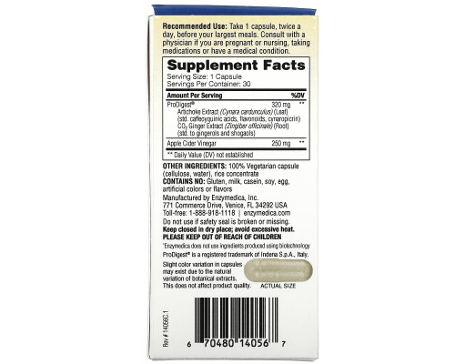 Enzymedica, Gut Motility, Digestive Transport Support, 30 Capsules Enzymedica, Gut Motility, Digestive Transport Support, 30 Capsules