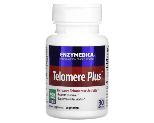 Enzymedica, Теломеры плюс, 30 капсул Enzymedica, Теломеры плюс, 30 капсул