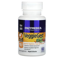 Enzymedica, VeggieGest, 60 капсул