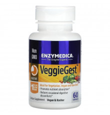 Enzymedica, VeggieGest, 60 капсул
