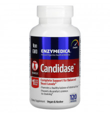 Enzymedica, Кандидаза, 120 капсул