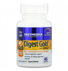 Enzymedica, Digest Gold с ATPro, 45 капсул
