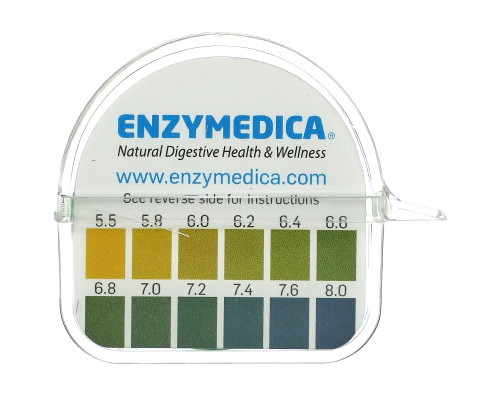 Enzymedica Тест-полоски для определения pH 16-футовая катушка Enzymedica Тест-полоски для определения pH 16-футовая катушка