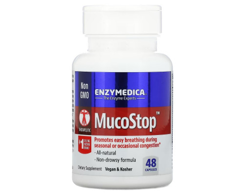 Enzymedica Enzymedica MucoStop 48 капсулы Enzymedica Enzymedica MucoStop 48 капсулы