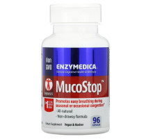Enzymedica, MucoStop, 96 капсул