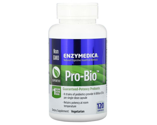 Enzymedica, Pro-Bio, 120 капсул Enzymedica, Pro-Bio, 120 капсул