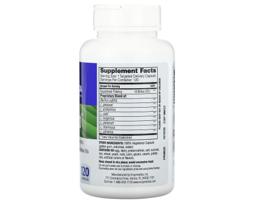 Enzymedica, Pro-Bio, 120 капсул Enzymedica, Pro-Bio, 120 капсул