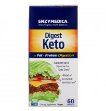 Enzymedica, Digest Keto, 60 Capsules