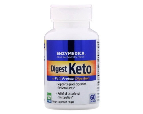 Enzymedica, Digest Keto, 60 Capsules