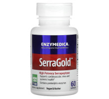 Enzymedica SerraGold высокоактивная серрапептаза 60 капсул