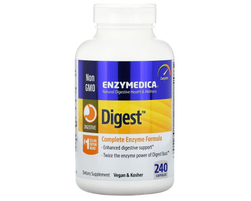 Enzymedica, Digest, 240 капсул Enzymedica, Digest, 240 капсул