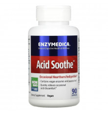 Enzymedica, Пищевая добавка Acid Soothe, 90 капсул
