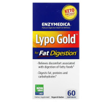 Enzymedica, Lypo Gold, для усвоения жиров, 60 капсул